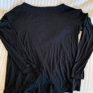 Lululemon Black Long Sleeve with Open Back